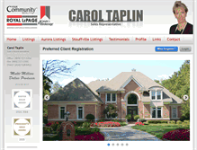 Tablet Screenshot of caroltaplin.com